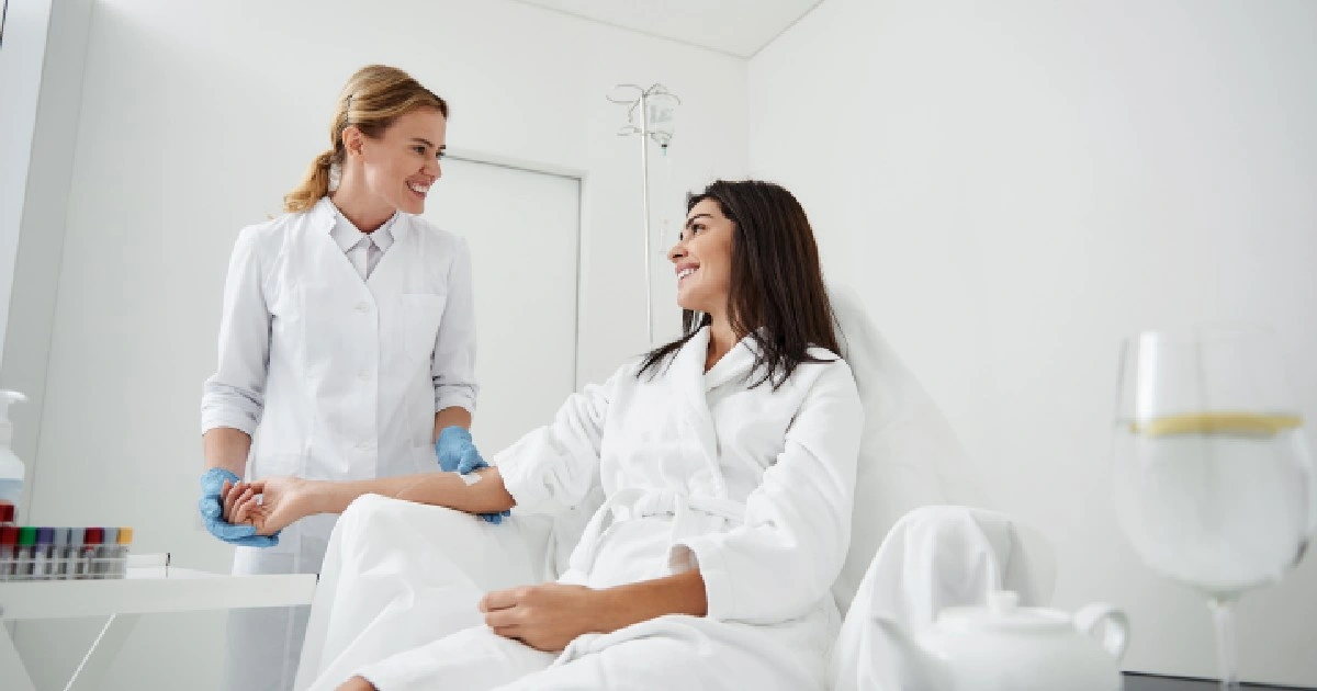 Women receiving IV Therapy in McLean, VA